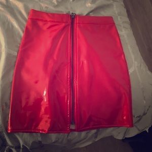 Red latex mini NBD x Revolve